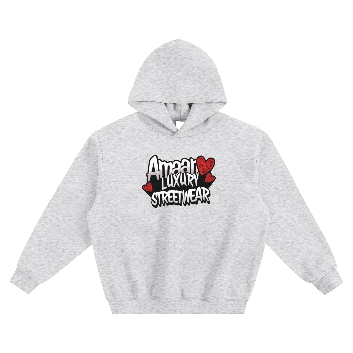 Fleeced Boxy Hoodie V- DAY