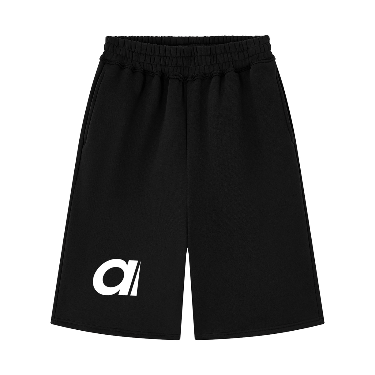 Amaan Unisex Raw Edge Fleece Shorts