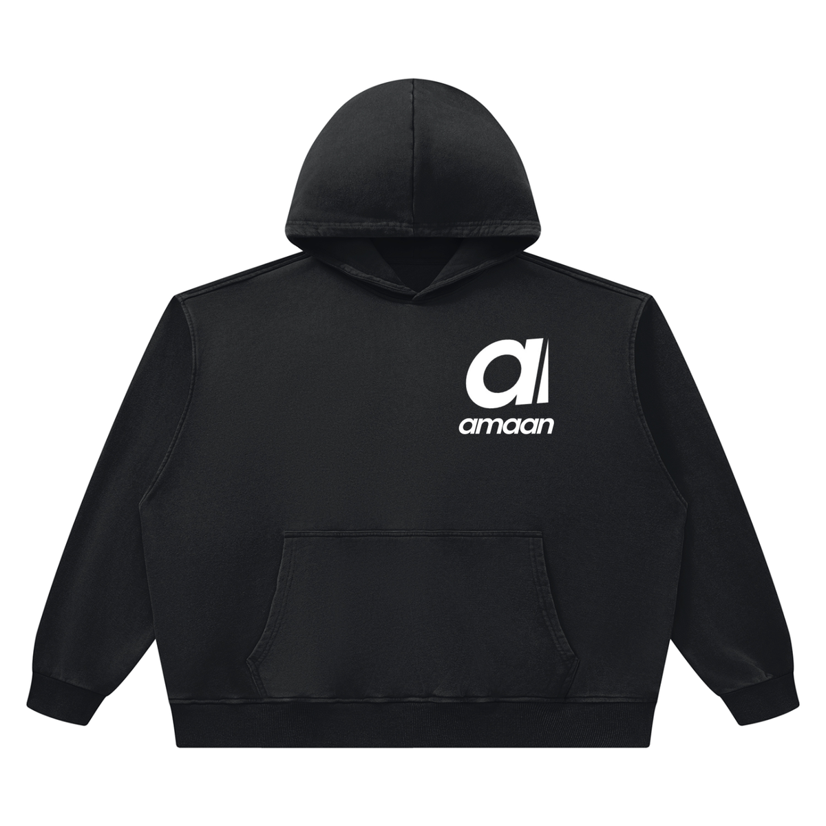 Amaan |  Heavyweight Vintage Wash Boxy Hoodie