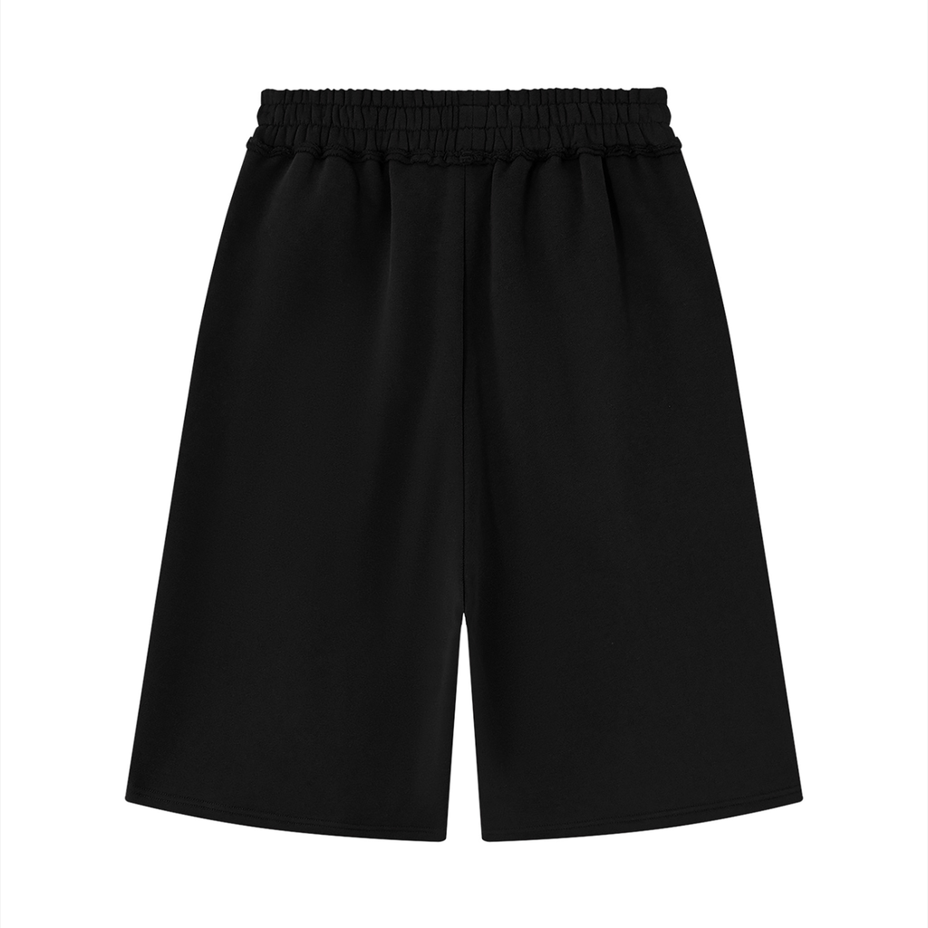 Amaan Unisex Raw Edge Fleece Shorts