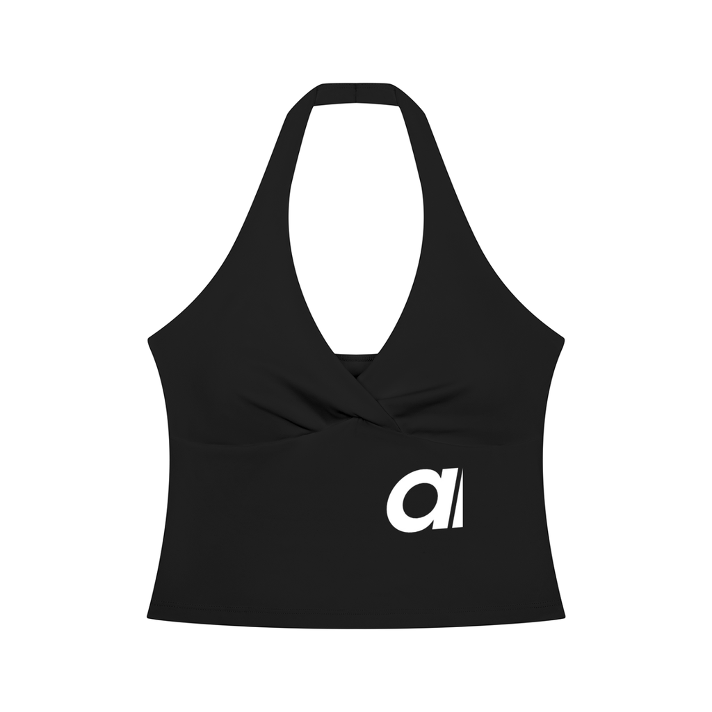 Amaan | Women’s Ruched Halter Yoga Tank Top