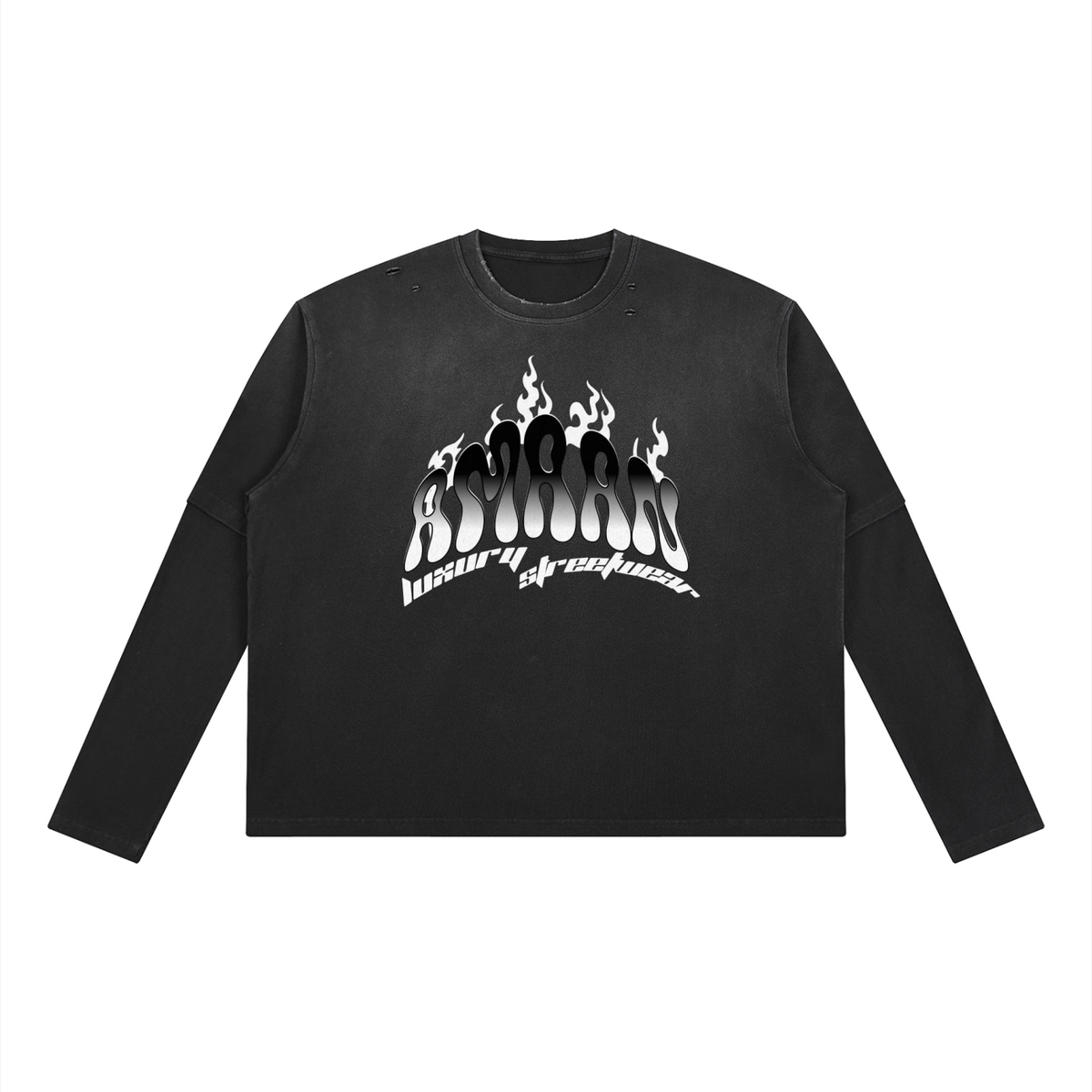 Amaan | Vintage Wash Layered T-Shirt