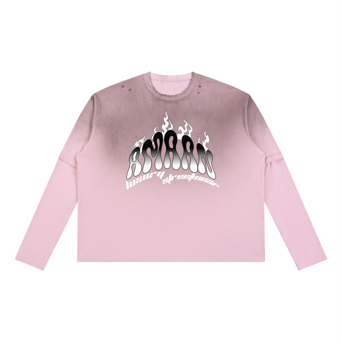 Amaan | Vintage Wash Layered T-Shirt