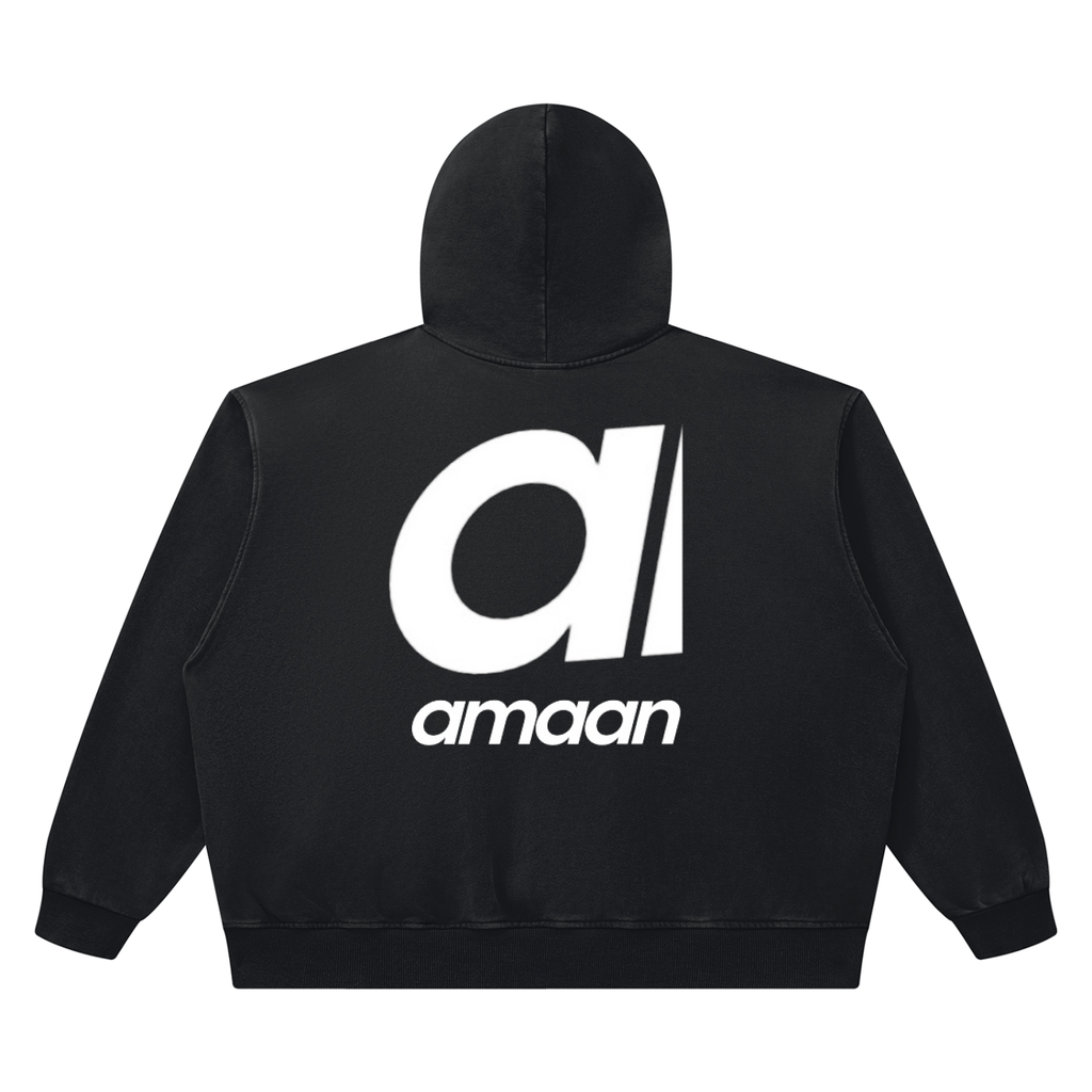Amaan |  Heavyweight Vintage Wash Boxy Hoodie