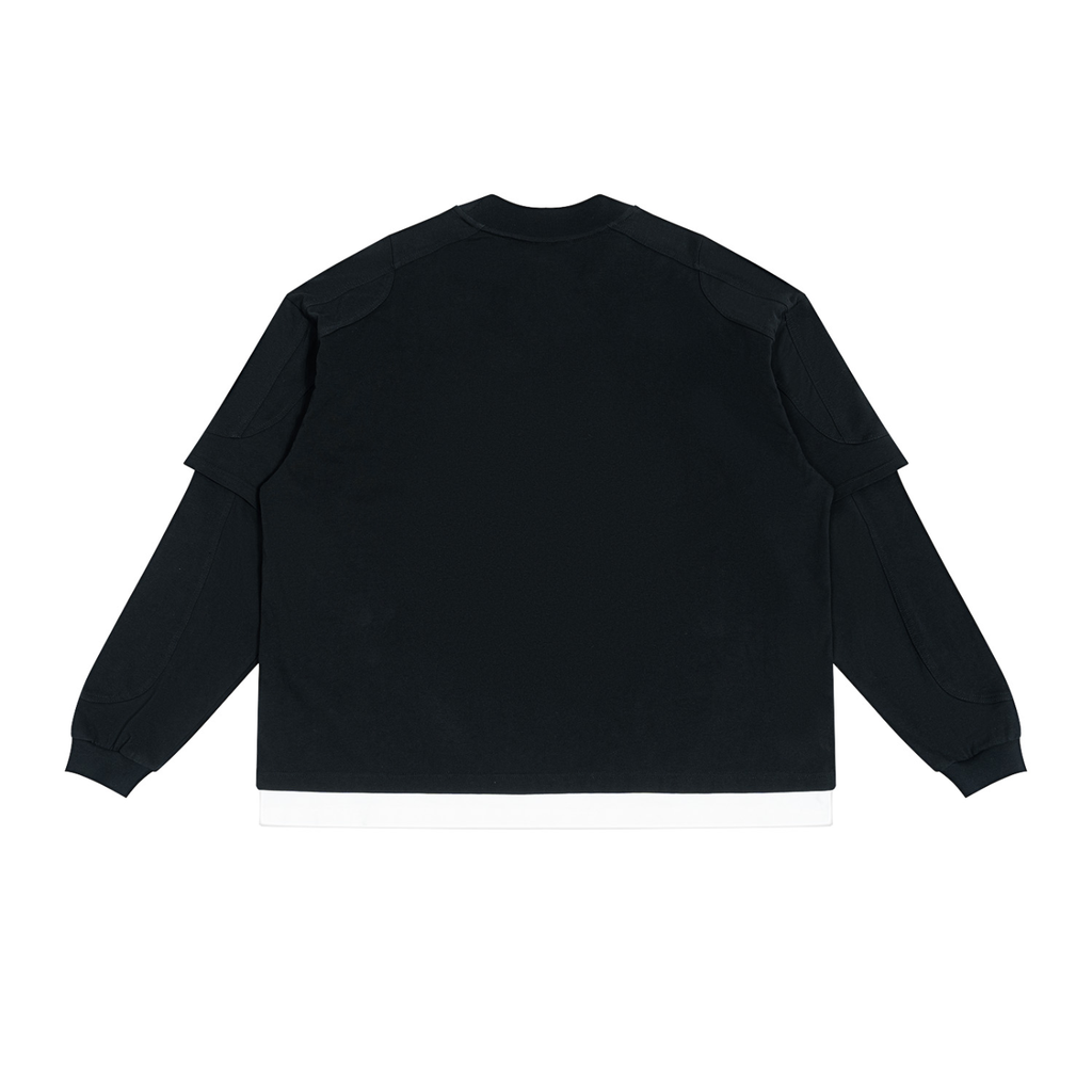 Amaan |  Paneled Layer Color Block T-Shirt