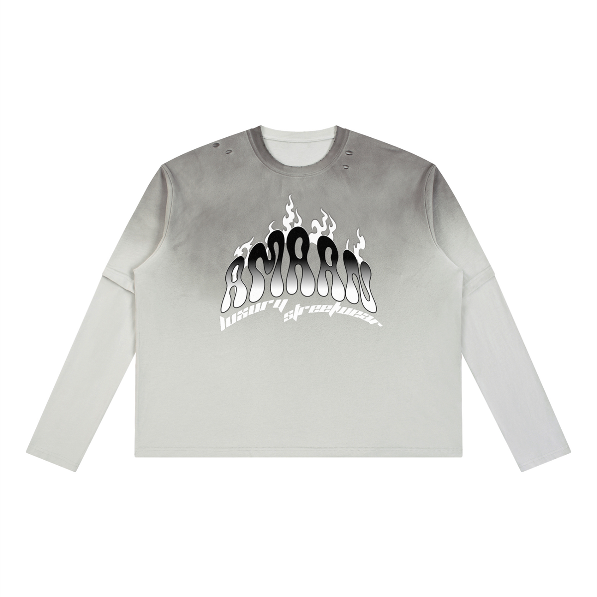 Amaan | Vintage Wash Layered T-Shirt